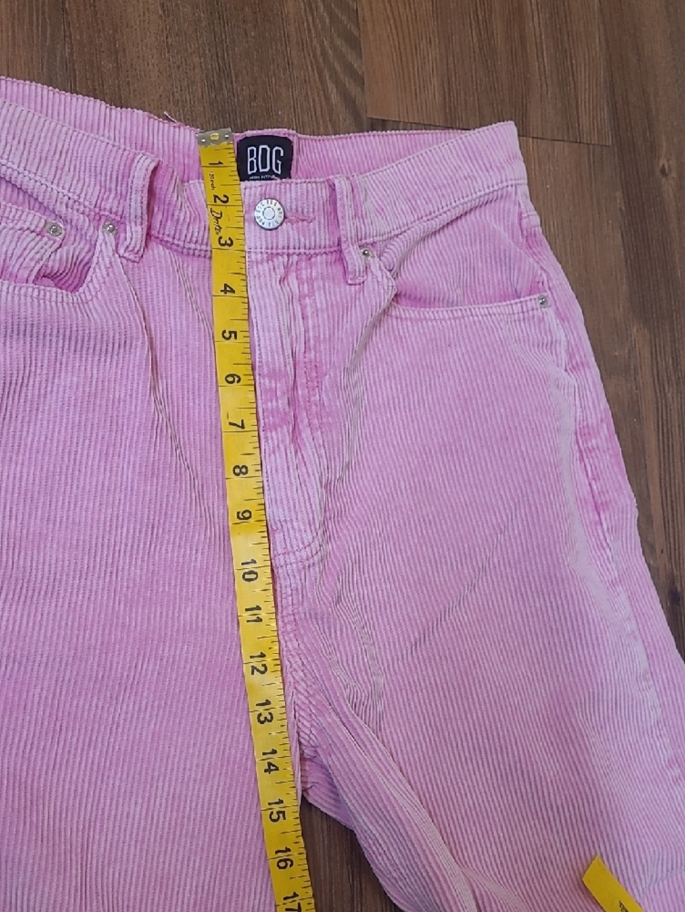 BDG Pink Corduroy‎ Wide-Leg women,s Pants used good 29 - Picture 4 of 12